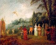 WATTEAU, Antoine The Island of Cythera oil painting artist